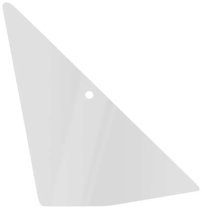 OER 1963-66 Dart, Barracuda, Valiant Door Vent Glass 2-Door Hardtop, Convertible Clear LH or RH Each