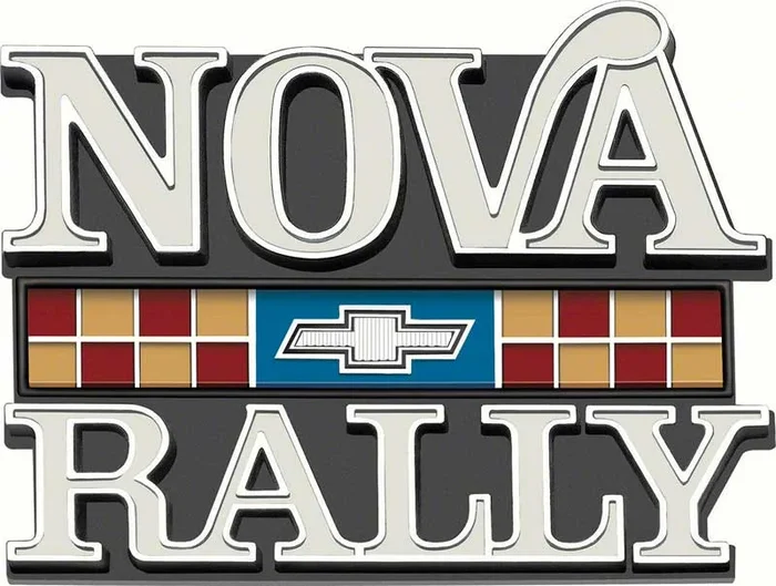 OER 1977-79 Nova Rally Front Fender Emblem Each