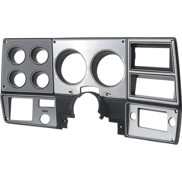 OER 1978-80 Chevy GMC Pickup, Blazer, Jimmy, Suburban Dash Gauge Bezel With AC Brushed Aluminum