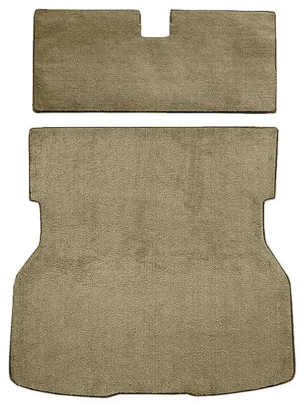 OER 1979-82 Mustang with Solid Rear Seat Back Rear Cargo Area Cut Pile Carpet Set – Medium Saddle
