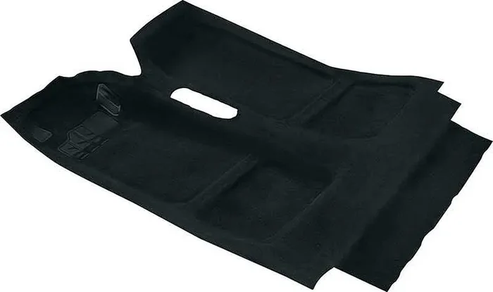 OER 1985-92 Camaro, Firebird Passenger Area Molded Carpet Set Cut Pile Mass Backing with Console Black