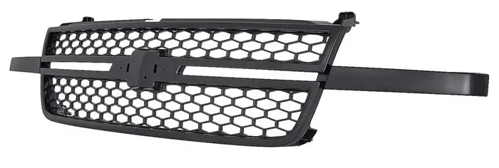 OER 2006-07 Chevrolet Silverado Grill Assembly Honeycomb Style Paintable Black