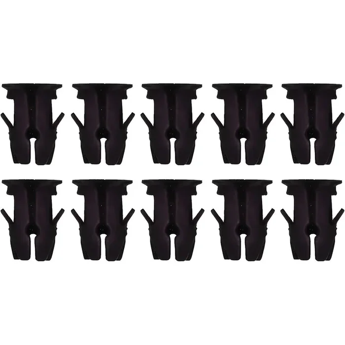 OER Barrel Nut Fits 1/8″ Emblem Stud Fits 3/16″ Hole Spring Steel Black Phosphate Finish 10 Piece Set