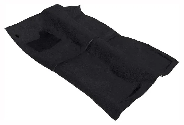 OER OER Authorized Molded Carpet Set Loop Black Fits 1967, 1968, and 1969 Camaro and Firebird with Jute Padding