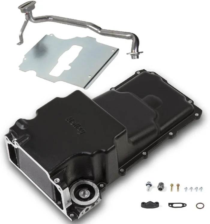 OIL PAN KIT,GM LS RETROFIT,67-69 F,BLACK