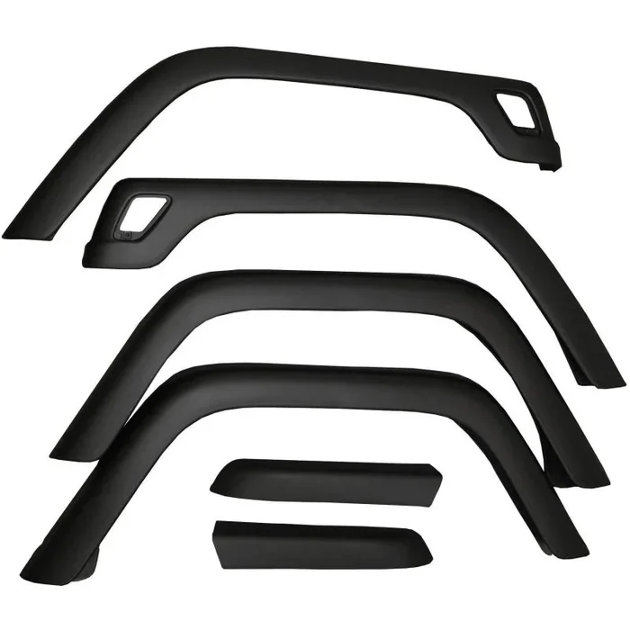 Omix 6-Piece Fender Flare Kit- 97-06 Jeep Wrangler12.9 lb