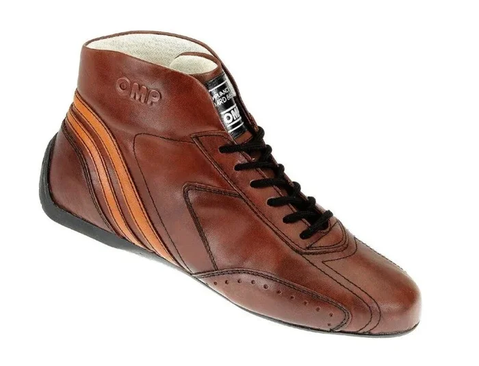 OMP Carrera Low Boots My2021 Brown – Size 46 (Fia 8856-2018)