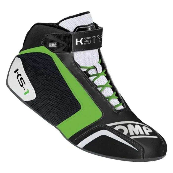 OMP KS-1 Shoes Black/White/Green – Size47