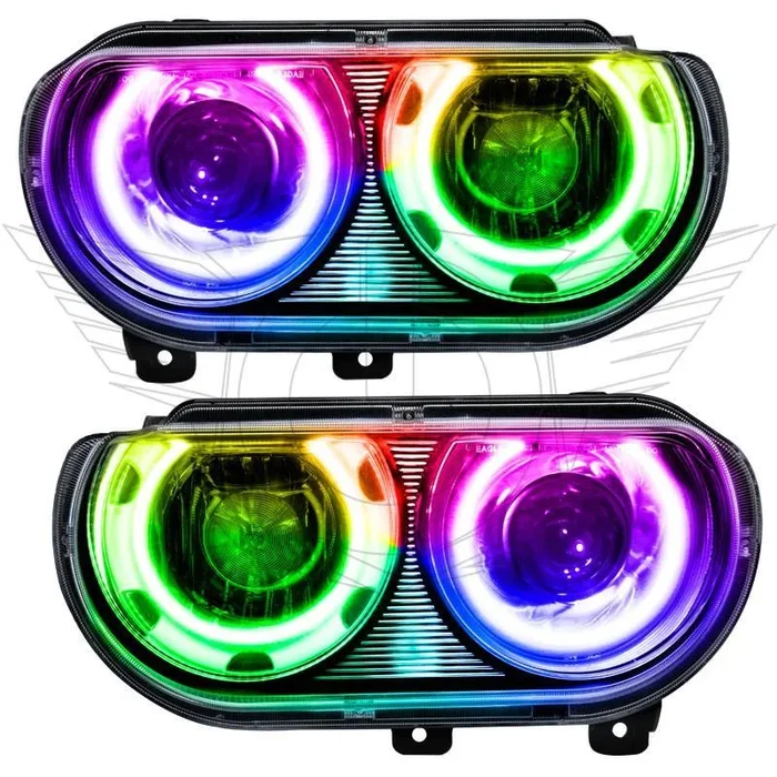 Oracle 08-14 Dodge Challenger SMD HL (HID Style) – ColorSHIFT Dynamic