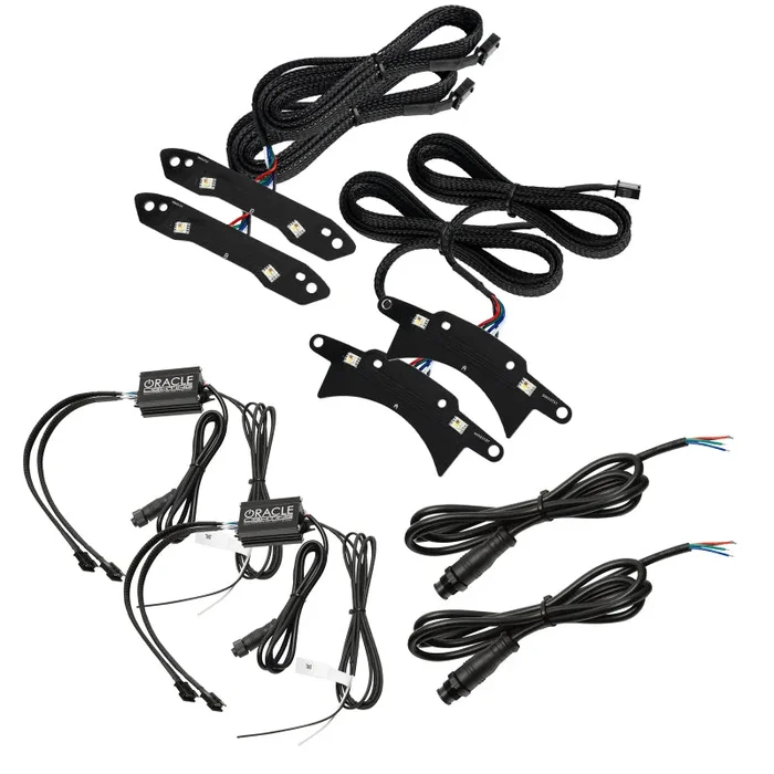 Oracle 15-21 Dodge Challenger RGB+W Headlight DRL Upgrade Kit – ColorSHIFT+W