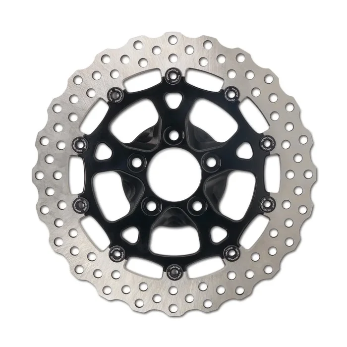 Performance Machine Disc Carr Dominator 11.8in x .20 FF No O/S Rr – Black Ano
