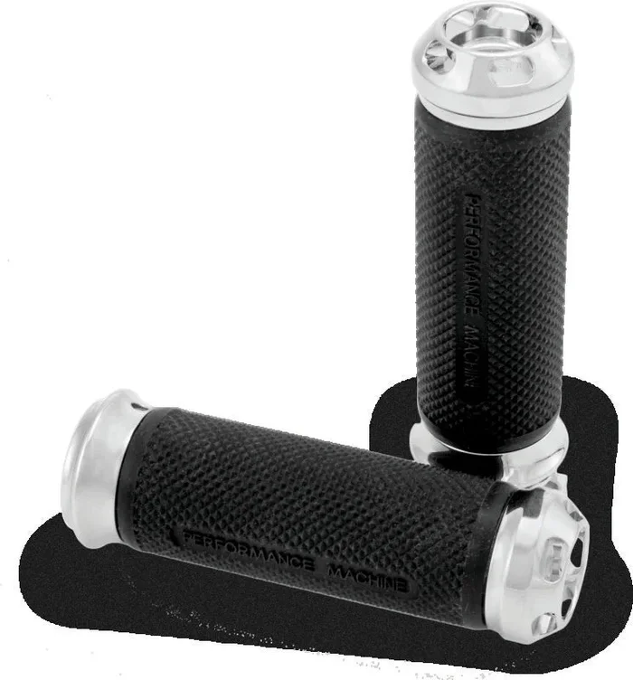 Performance Machine Handle Grip Set – Apex Cable – Chrome