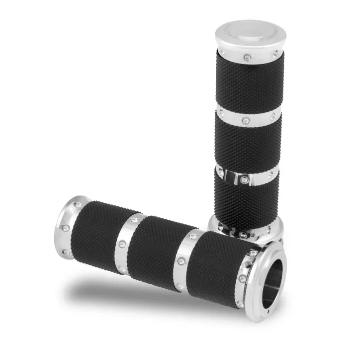Performance Machine Handle Grip Set XLS – Chrome