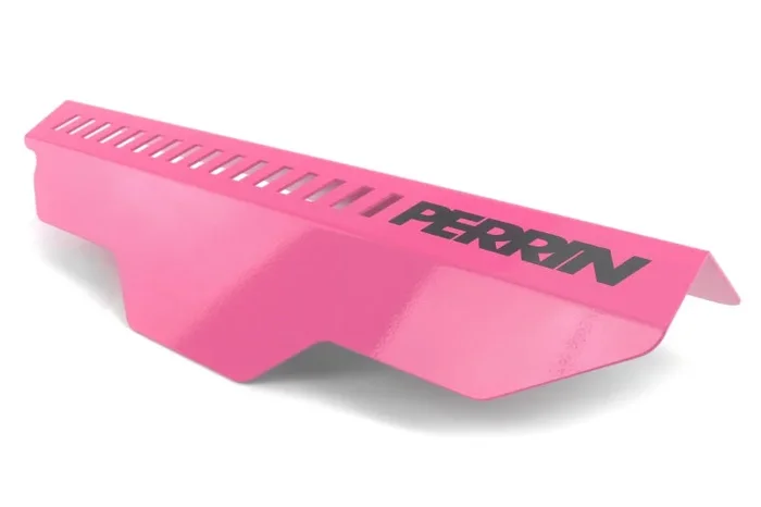 PERRIN 02-14 Subaru WRX / 04-21 STI / 08-11 Impreza Pulley Cover – Hyper Pink1.7 lb