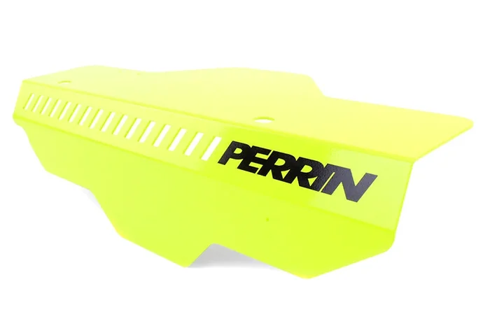 PERRIN 02-14 Subaru WRX / 04-21 STI / 08-11 Impreza Pulley Cover – Neon Yellow1.7 lb