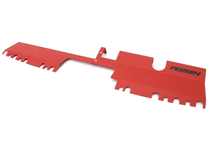 PERRIN 15-21 Subaru WRX/STI Radiator Shroud (With OEM Intake Scoop) – Red1.9 lb