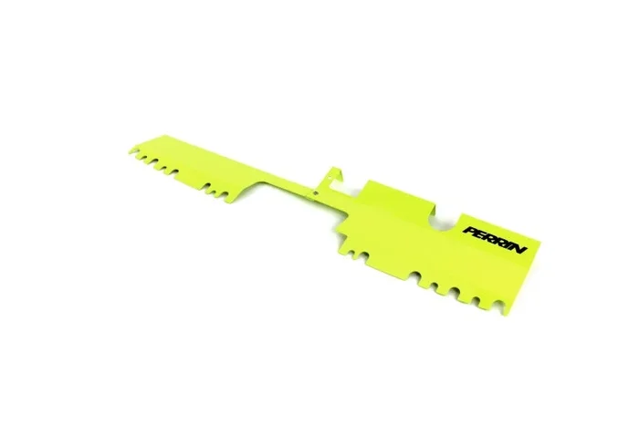 Perrin 15-21 WRX/STI Radiator Shroud (With OEM Intake Scoop) – Neon Yellow