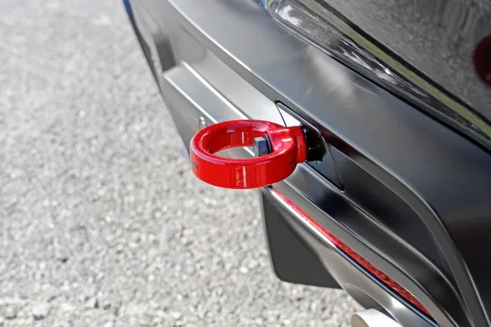 PERRIN 20-25 Toyota Supra Tow Hook Kit (Rear) – Red0.9 lb