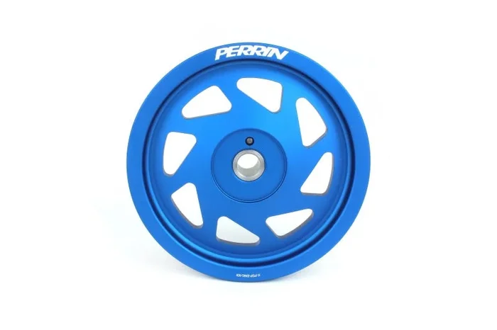 PERRIN 22-25 Subaru WRX/BRZ & Toyota GR86 / 20-25 FXT/OBXT Lightweight Crank Pulley – Blue