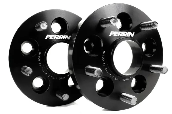 PERRIN Subaru/Toyota/Scion 20mm Wheel Adapter (Bolt-On Type) 5×100 to 5×114.3 w/56mm Hub – Pair