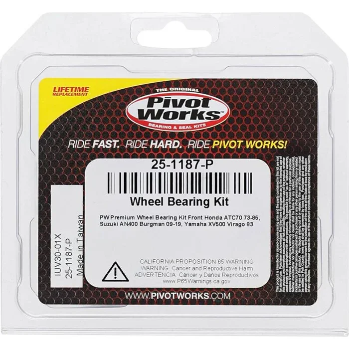 Pivot Works Honda, Suzuki, Yamaha Wheel Bearing Kit Premium Bearings
