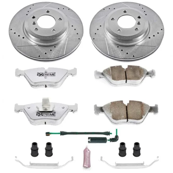 Power Stop 01-06 BMW 330Ci Front Z26 Street Warrior Brake Kit45.8 lb