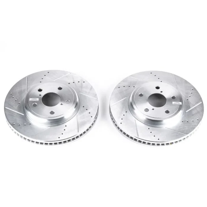 Power Stop 01-06 Lexus LS430 Front Evolution Drilled & Slotted Rotors – Pair