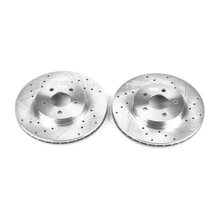 Power Stop 02-08 Jaguar X-Type Front Evolution Drilled & Slotted Rotors – Pair