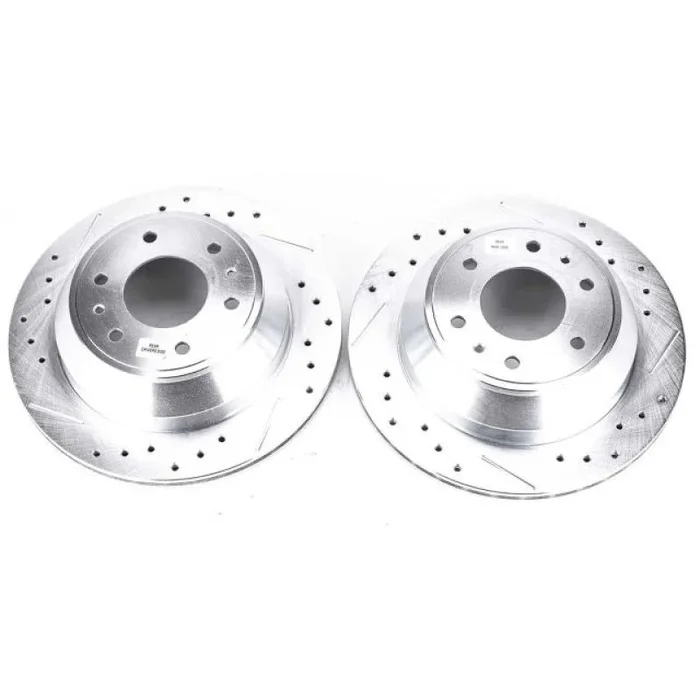 Power Stop 04-07 Buick Rainier Rear Evolution Drilled & Slotted Rotors – Pair