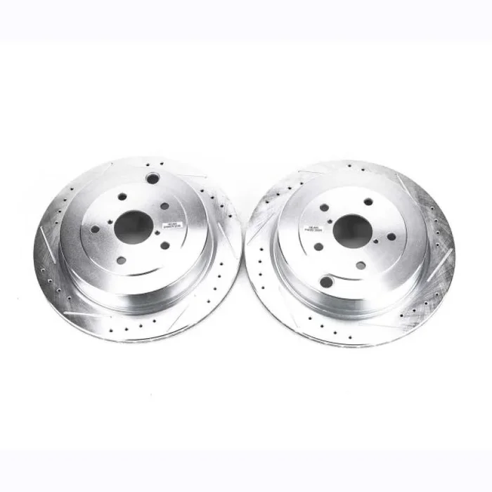 Power Stop 06-07 Subaru B9 Tribeca Rear Evolution Drilled & Slotted Rotors – Pair