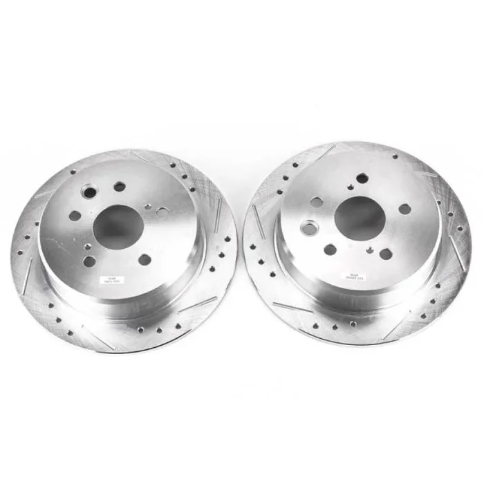 Power Stop 06-15 Lexus IS250 Rear Evolution Drilled & Slotted Rotors – Pair