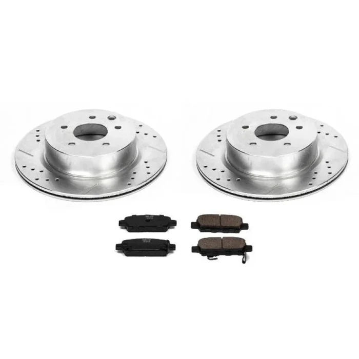 Power Stop 08-12 Infiniti EX35 Rear Z23 Evolution Sport Brake Kit29.8 lb