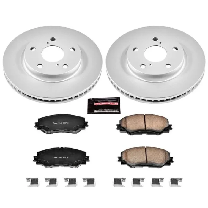 Power Stop 10-12 Lexus HS250h Front Z17 Evolution Geomet Coated Brake Kit34.7 lb