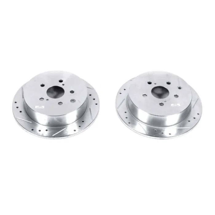 Power Stop 10-15 Lexus RX350 Rear Evolution Drilled & Slotted Rotors – Pair
