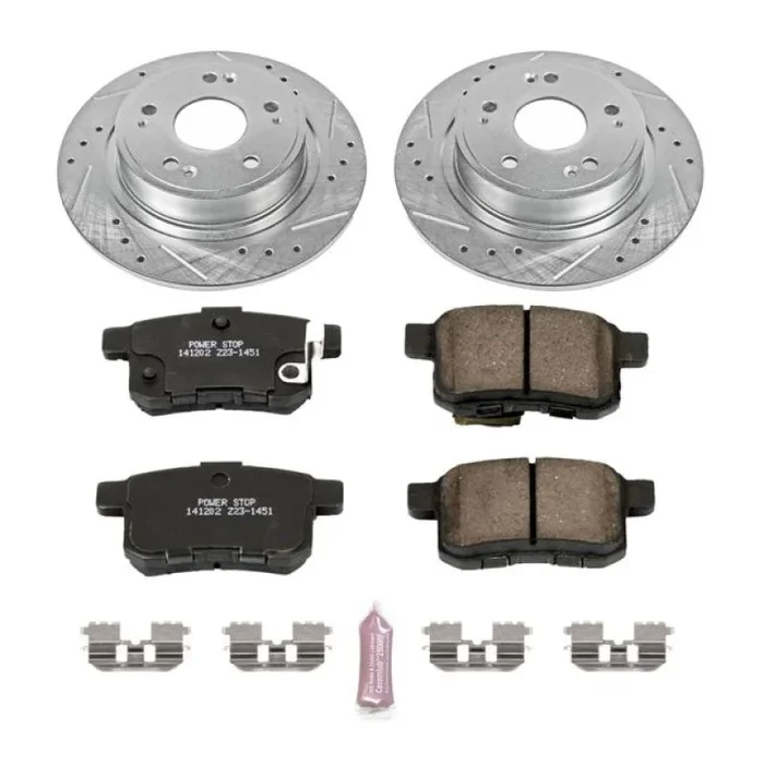 Power Stop 11-14 Acura TSX Rear Z23 Evolution Sport Brake Kit21.6 lb