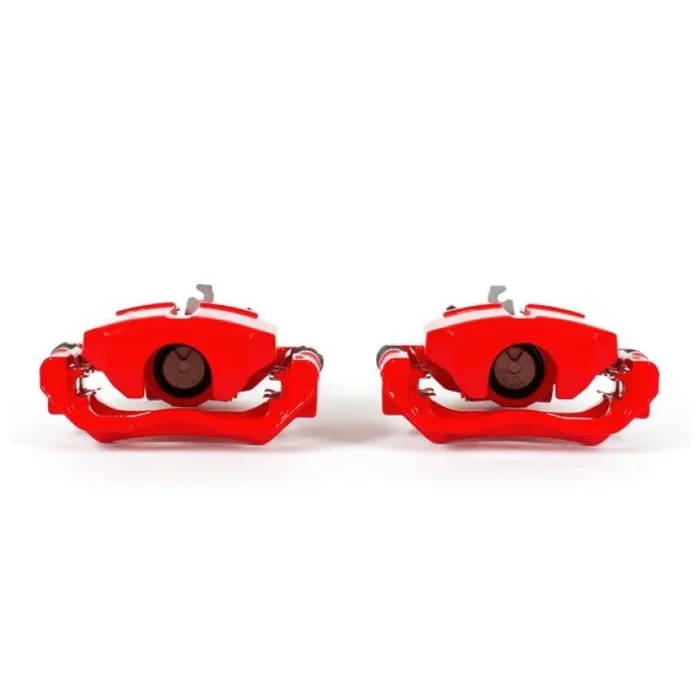 Power Stop 13-16 Dodge Dart Rear Red Calipers w/Brackets – Pair