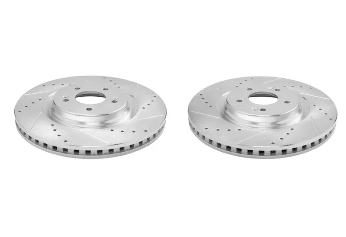 Power Stop 21-25 Hyundai Sonata Front Drilled & Slotted Rotor – Pair