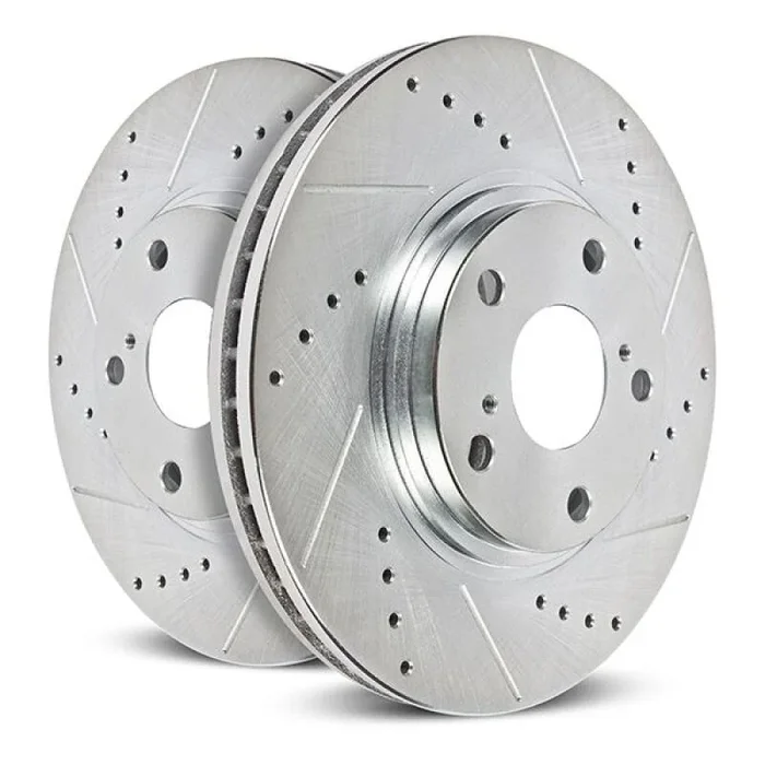 Power Stop 22-24 Hyundai Sonata Front/Rear Drilled & Slotted Rotor (Pair)