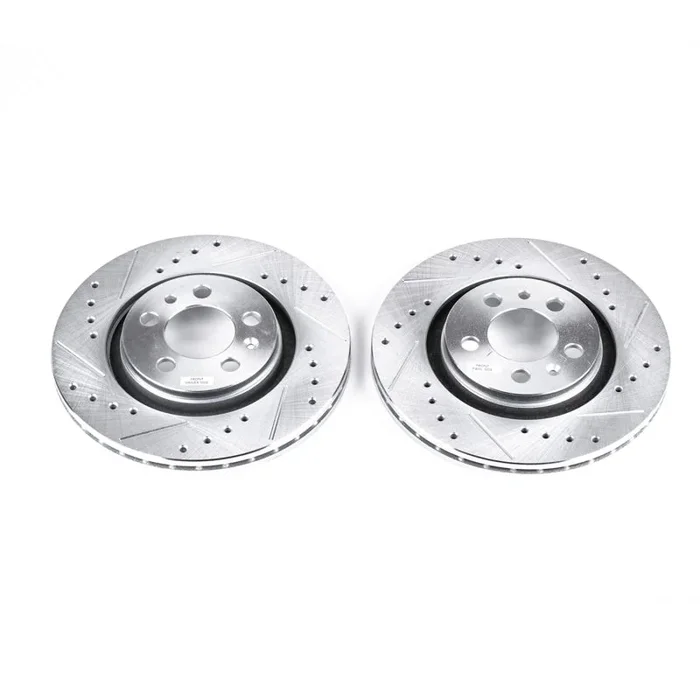 Power Stop 98-06 Volkswagen Beetle Front Evolution Drilled & Slotted Rotors – Pair