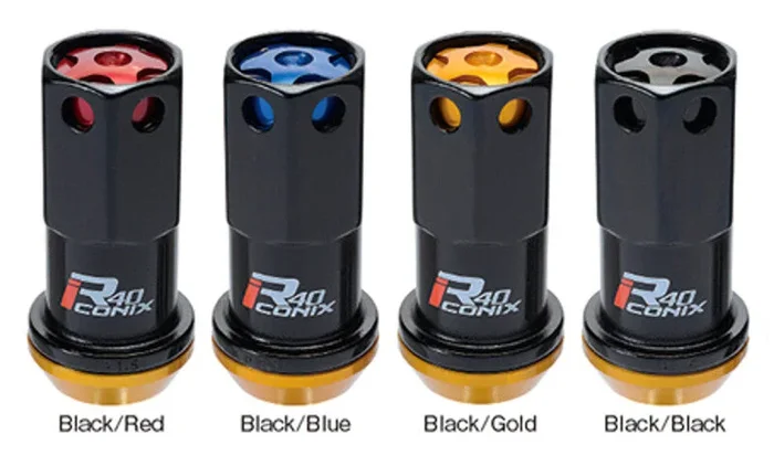 Project Kics 12X1.25 Black R40 Lug Nut – Single