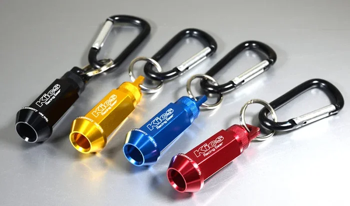 Project Kics Key Holder for Wheel Nut – 12×1.25 Blue