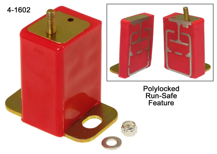 Prothane 66-72 Chrysler Early Model Trans Mount Bushings – Red