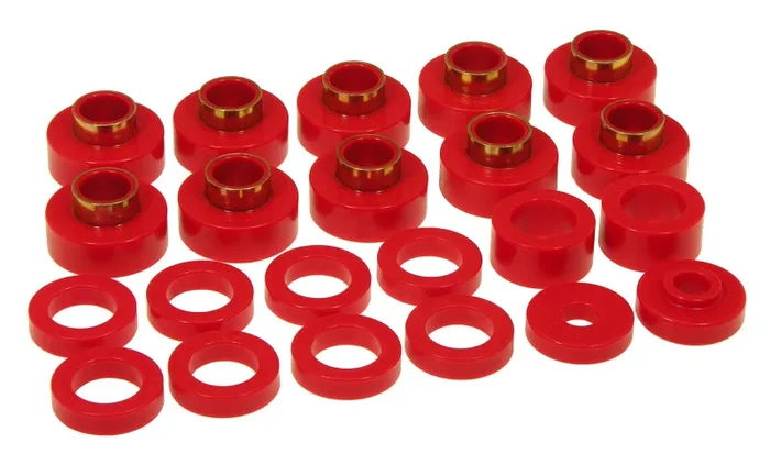Prothane 80-86 Jeep CJ5/CJ7 Body Mount 22 Bushing Kit – Red