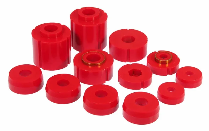Prothane 84-88 Ford Bronco II Body Mount Kit – Red
