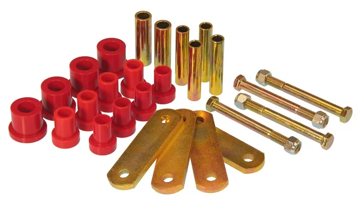 Prothane Chrysler SS Conv HD Spring & Shackles Bushings – Red