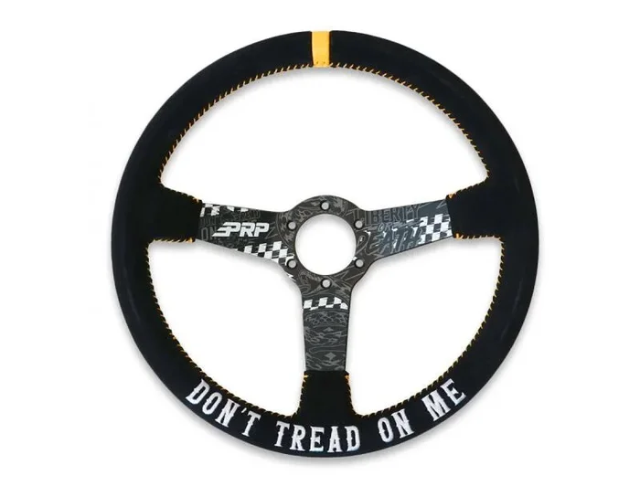 PRP Deep Dish Suede Steering Wheel – Dont Tread on Me