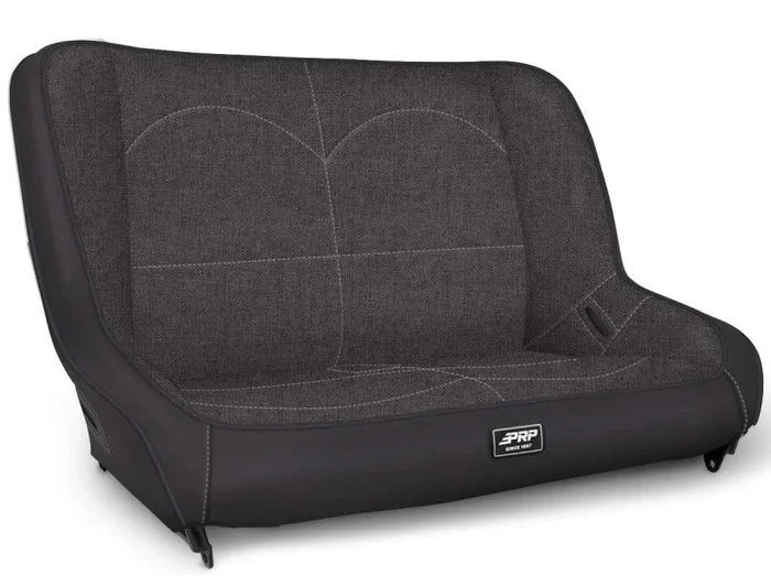 PRP Jeep CJ7/YJ Low Back Rear Bench – Grey