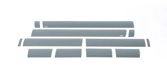 Putco 07-13 Chevy Silv Ext Cab 5.5ft Short Box – 6in Wide – 12pcs Black Platinum Rocker Panels