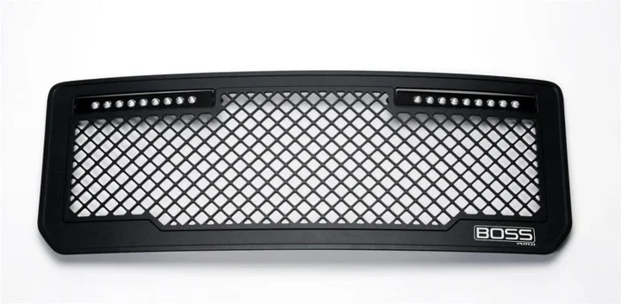 Putco 15-19 GMC Sierra HD Lighted Boss Grille (Qty 2 – 10in Luminix Light Bars)