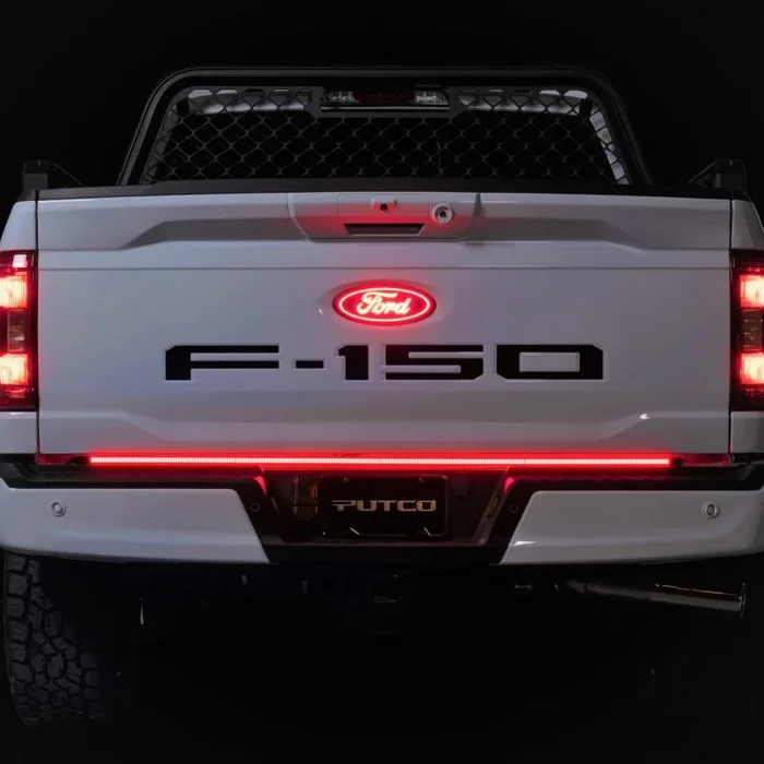 Putco 23-24 Ford SuperDuty F-250/F-350/F-450 60In Freedom Tailgate Bars w/ LED Taillamps Blade